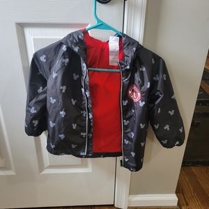 Disney Rain Jacket With Mouse Ears Hoodie
